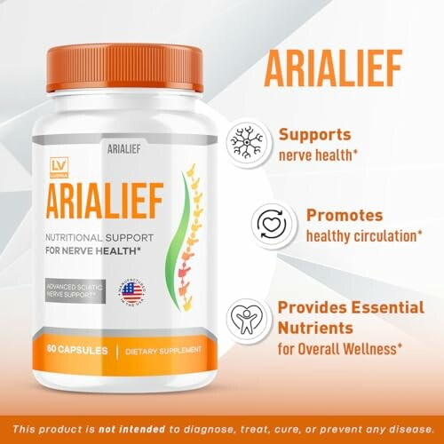 Arialief nutritional support supplement for nerve health.